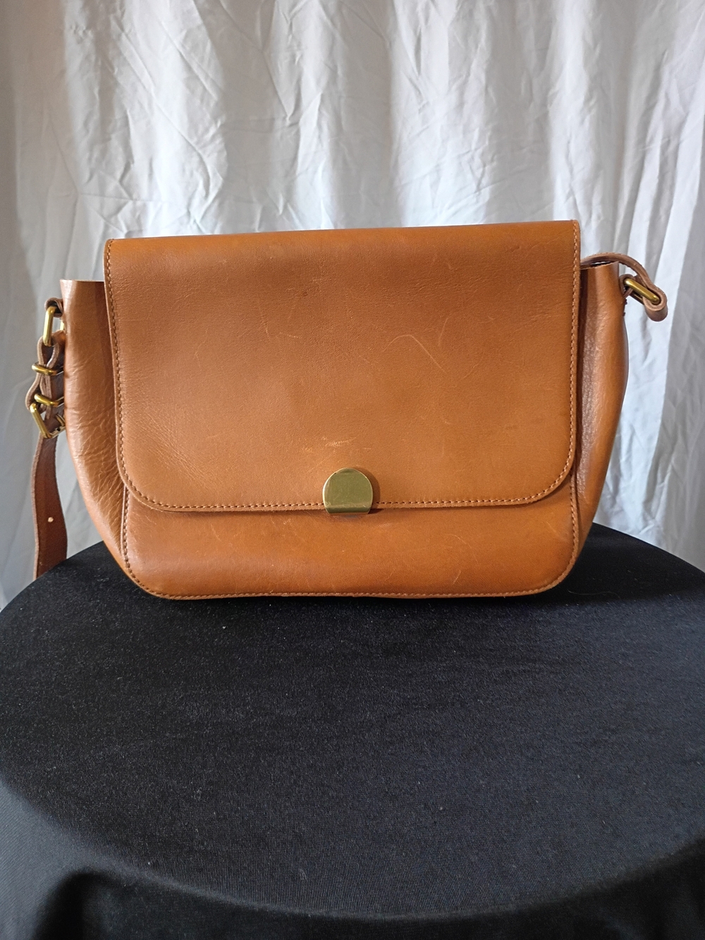 Madewell Abroad Shoulder Bag with Gold Hardware